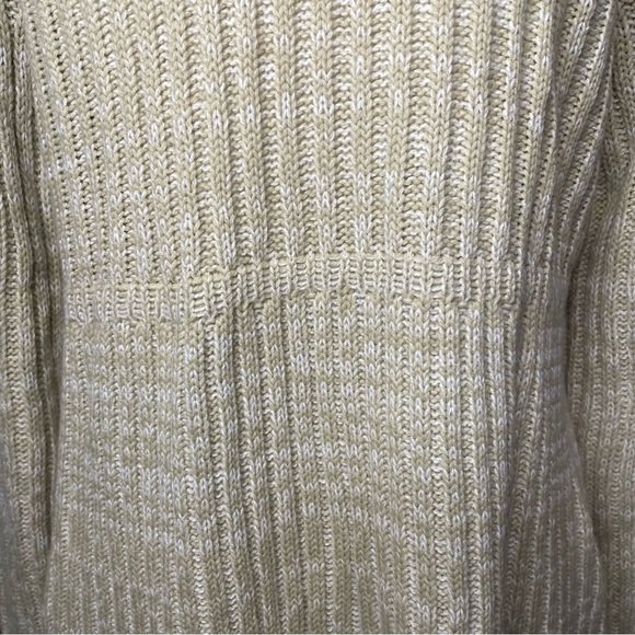 Christopher & Banks Women’s Tan Cable Knit Button Front Cardigan Sweater Large - Picture 10 of 10